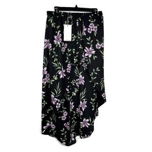 Blashe Women’s Black Floral Skort W/Tag Size M